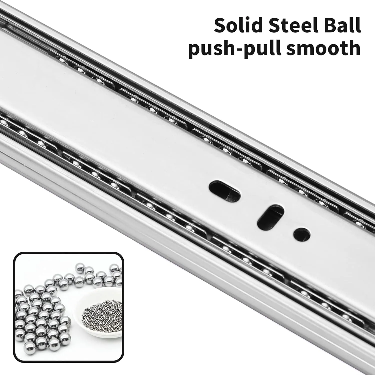 12 inch Soft Self Close Drawer Slides 6 Pairs (12pcs) Full Extension Ball Bearing Drawer Slides 3 fold Full Stretch Side Mount Drawer Slides 100 LB Capacity Drawer Slide 12" Silver