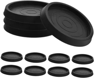 12Pcs Rubber Furniture Grippers Non Slip Furniture Pads for Floor Protection Slide Furniture Coaster Cups for Sofas Pianos and Office Furniture