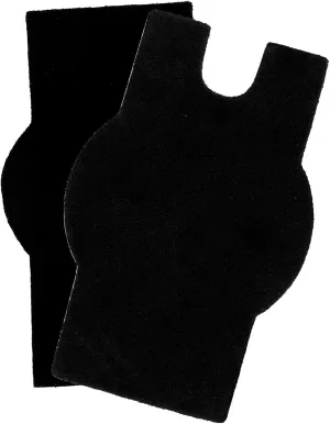 2 Pcs Durable Cowhide Slip Mats for Non Slip Stickers Instrument Accessories Enhance Friction and Stability for Musical Instruments