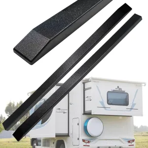 2 Pcs RV Slide Out Ski Set, Slide Out Stabilizers RV Floor Saver Corner Edge Protector Tracks Effective Protection of Edges Prevents Floor from Being Scratched and Scuffed(Do Not Include Butyl)