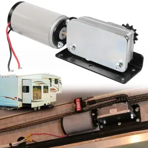 225008 RV Slide Out Motor & Gear Housing for BAL Accu-Slide Cable Slide Out System, Replace for ‎R25076-1 Gearbox R25076 RV Slide Out Gearbox and R25075 RV Side Motor