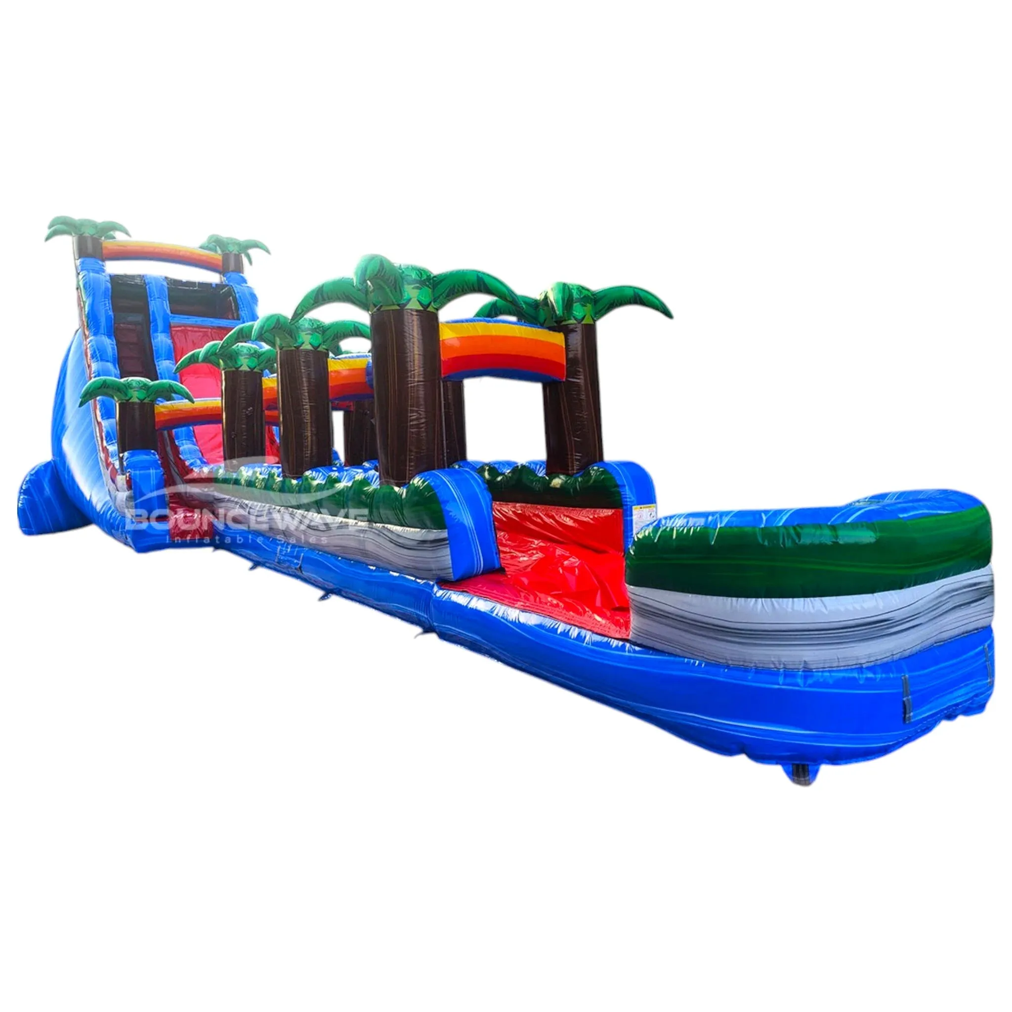 22ft Baja Splash Single Lane Inflatable Water Slide With Slip & Slide