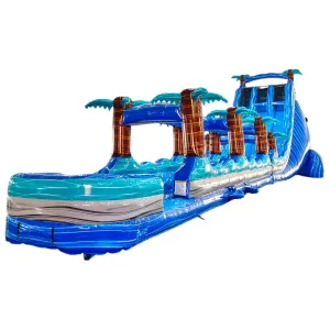 24ft Cayman DL 2pc Commercial Water Slide with Inflatable Slip & Slide