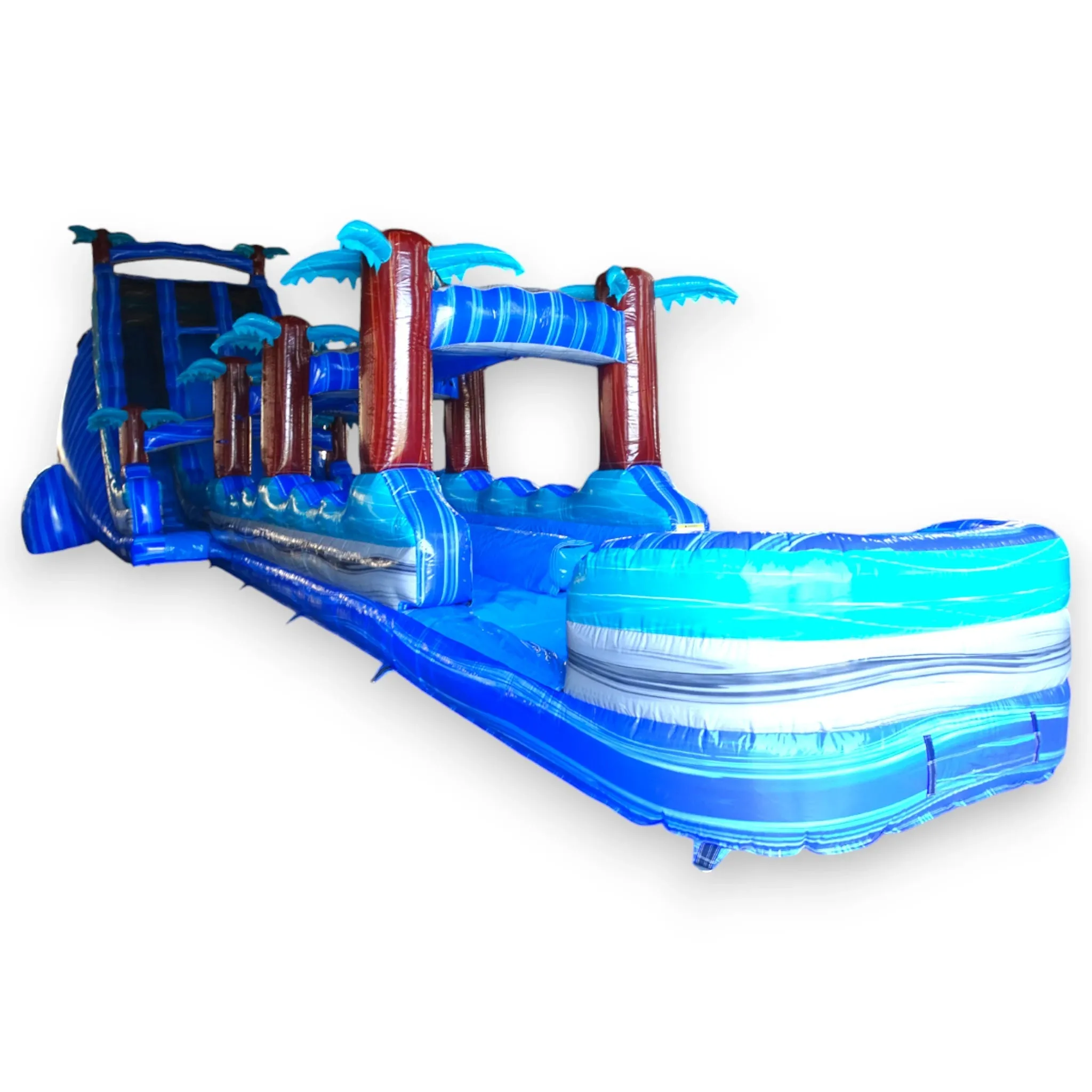 24ft Cayman DL 2pc Commercial Water Slide with Inflatable Slip & Slide