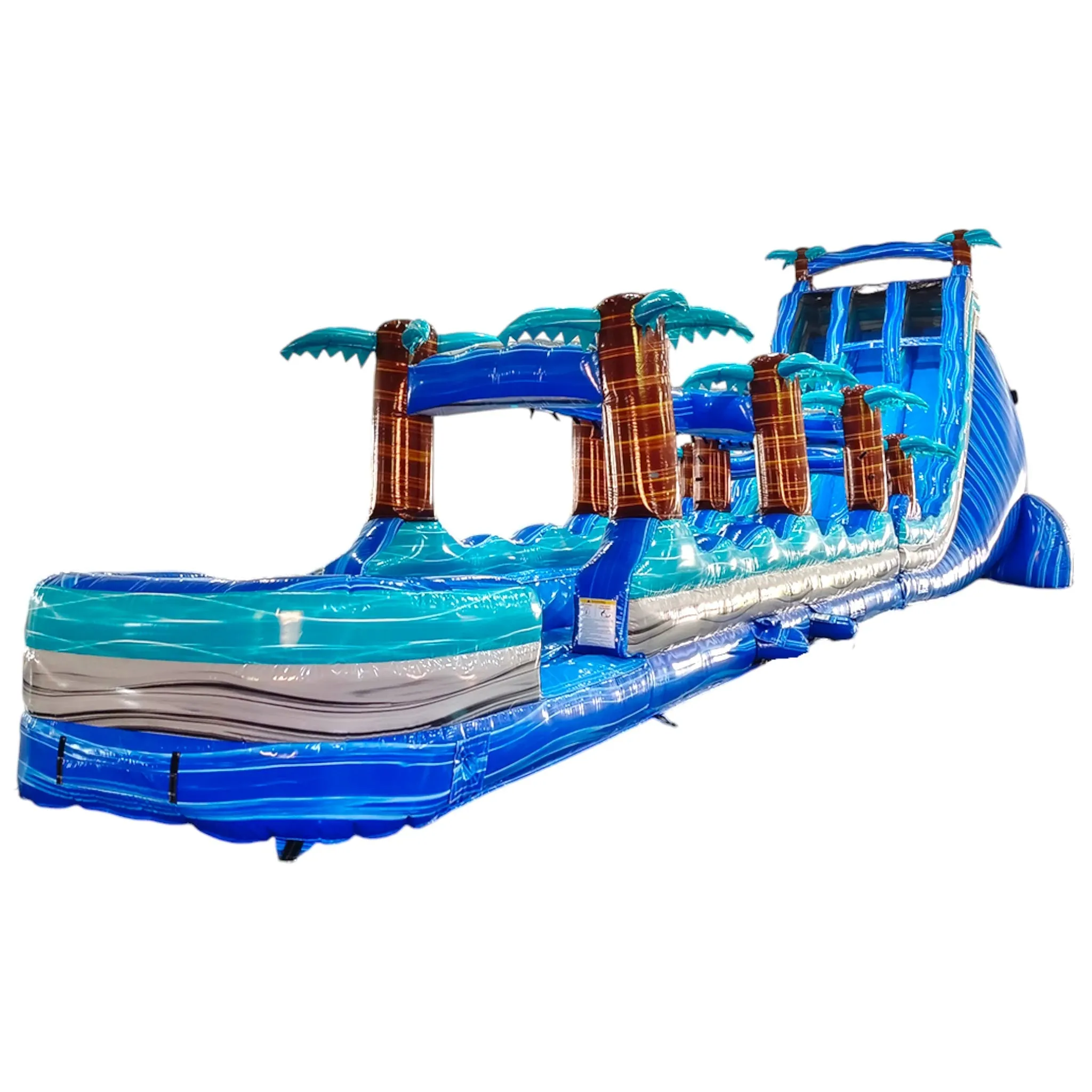 24ft Cayman DL 2pc Commercial Water Slide with Inflatable Slip & Slide