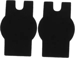 2Pcs Cowhide Slip Mats with Adhesive for Durable Non Skid Pads for Musical Instruments Protective Base for Enhanced Stability