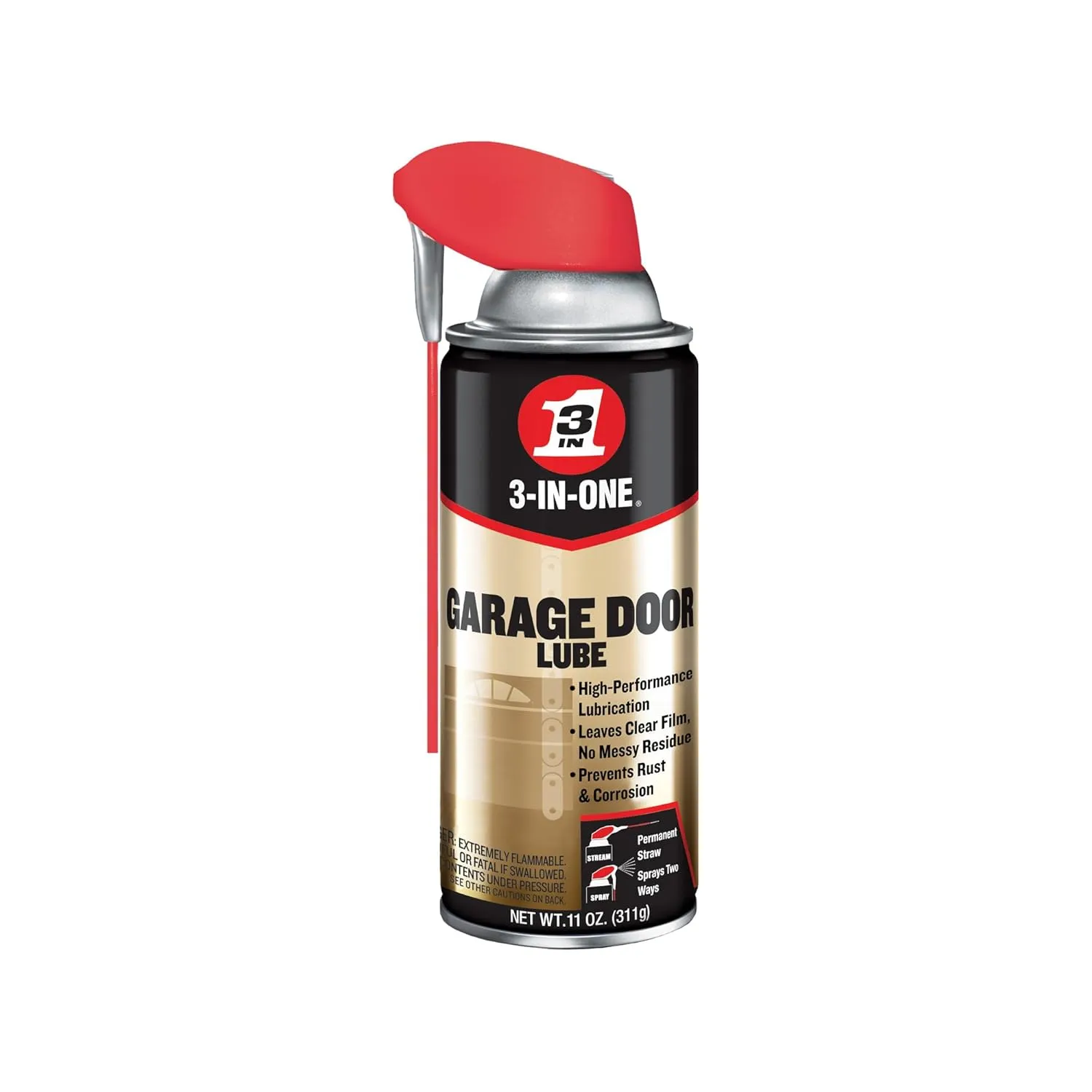 3-IN-ONE RVcare Rubber Seal Conditioner with Smart Straw Sprays 2 Ways, 11 OZ & Garage Door Lubricant with Smart Straw Sprays 2 Ways, 11 OZ