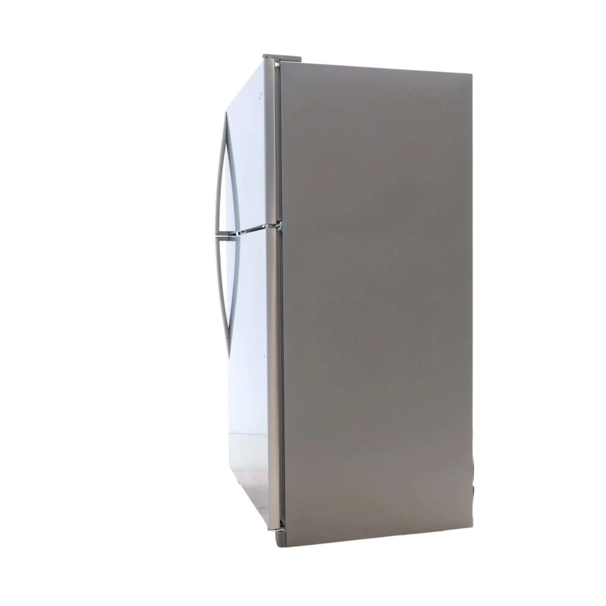 33" Wide Fingerprint-Resistant Stainless Steel Whirlpool 20.5 cu. ft. Top Freezer Refrigerator with Flexi-Slide Bin - Scratch & Dent - Minor