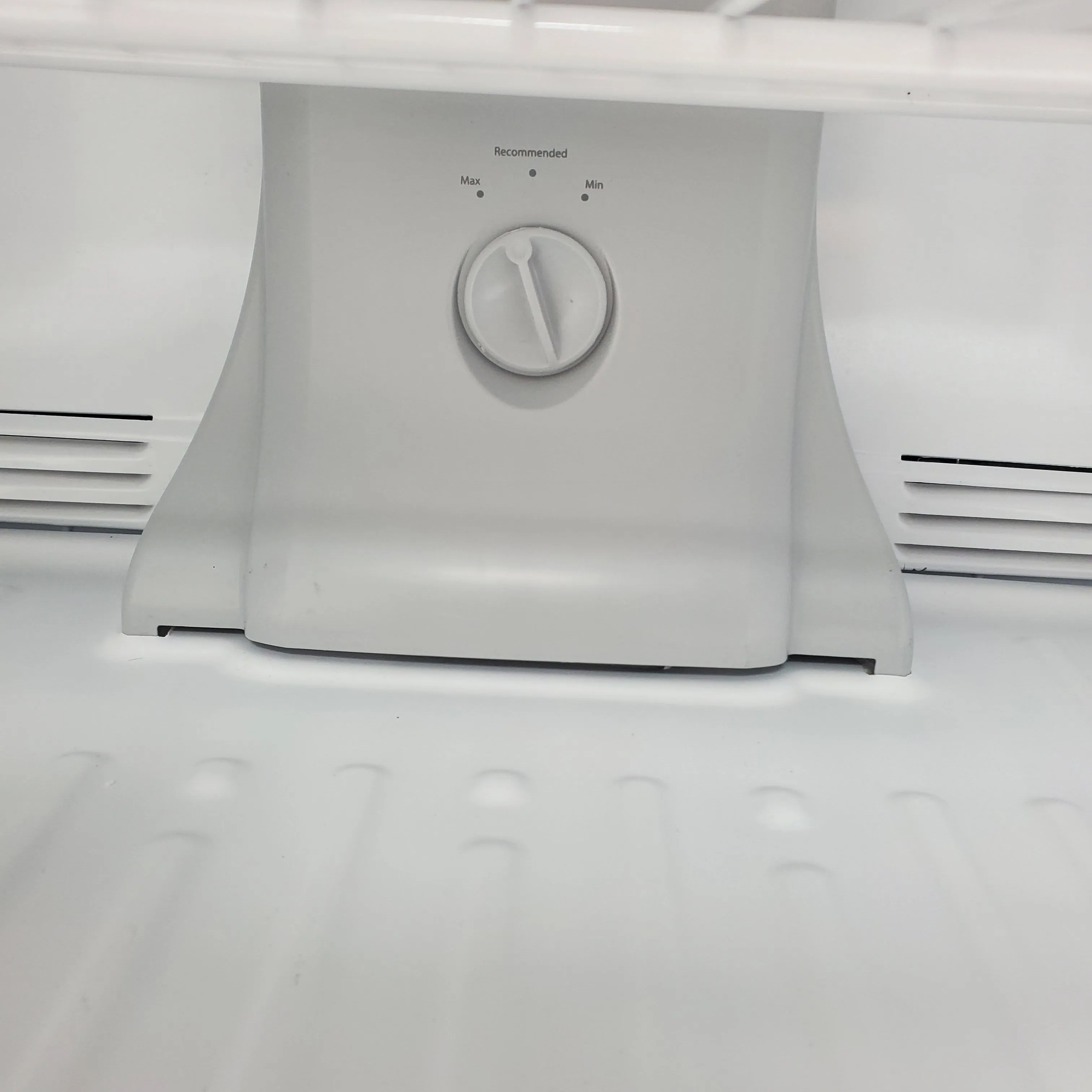 33" Wide Fingerprint-Resistant Stainless Steel Whirlpool 20.5 cu. ft. Top Freezer Refrigerator with Flexi-Slide Bin - Scratch & Dent - Minor