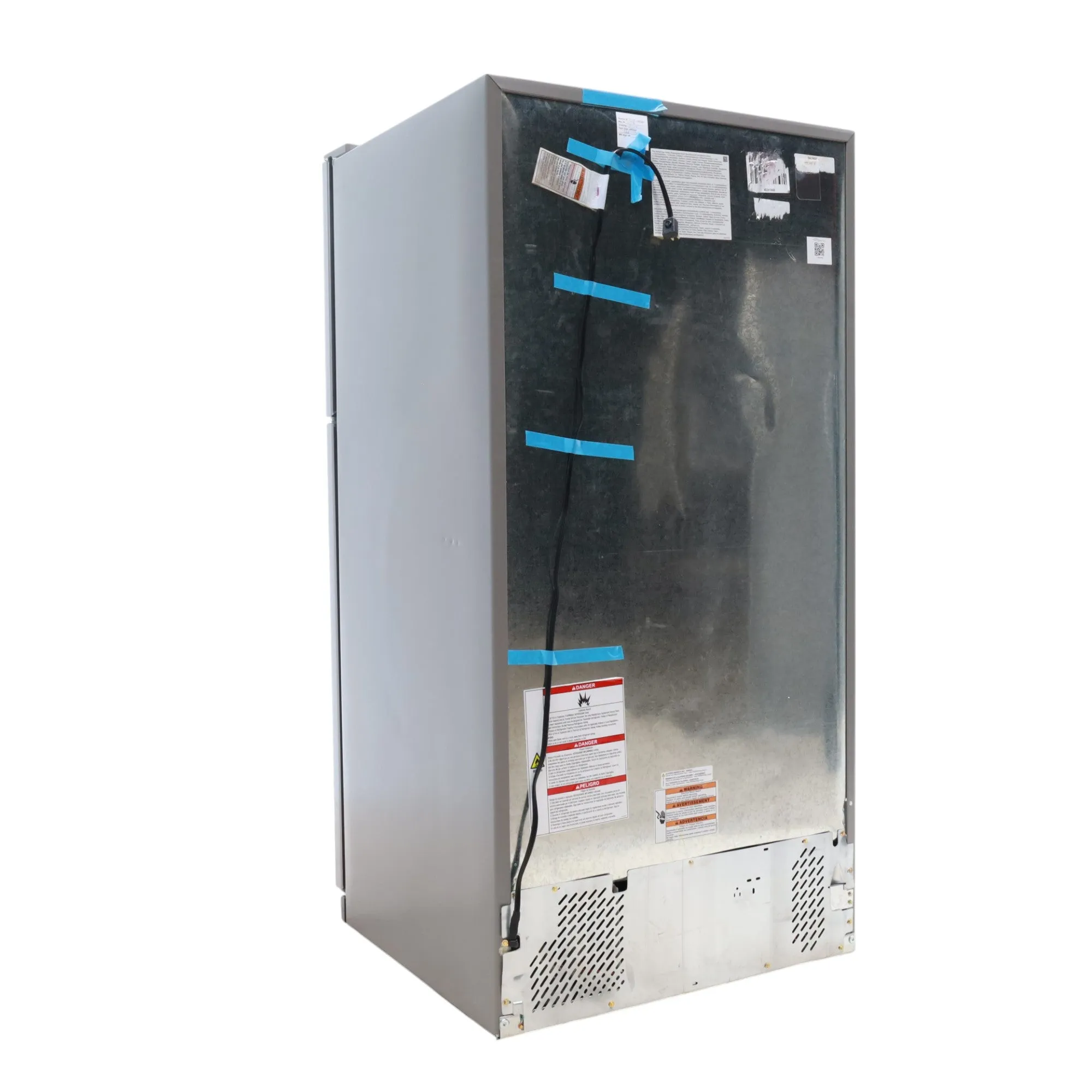 33" Wide Fingerprint-Resistant Stainless Steel Whirlpool 20.5 cu. ft. Top Freezer Refrigerator with Flexi-Slide Bin - Scratch & Dent - Minor