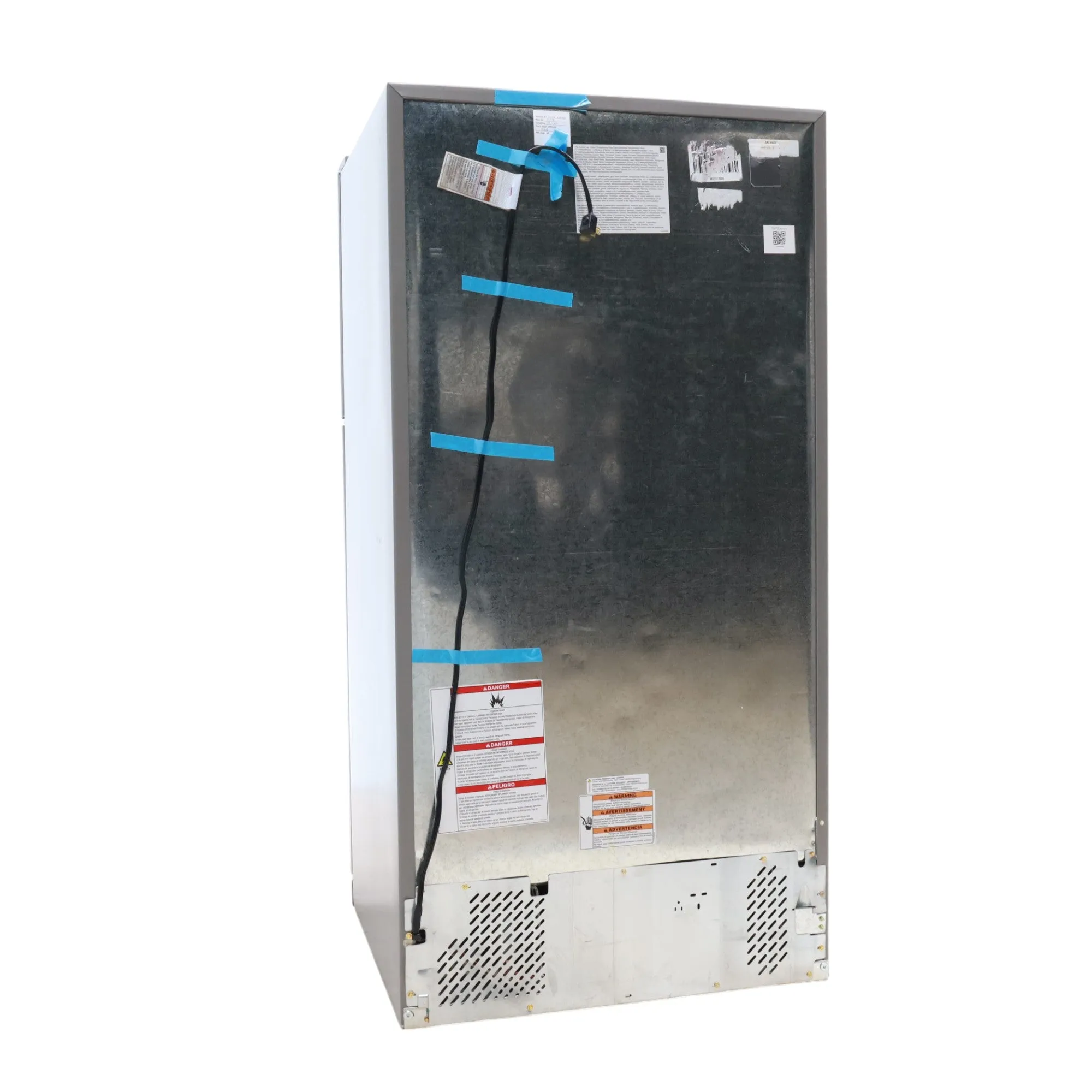 33" Wide Fingerprint-Resistant Stainless Steel Whirlpool 20.5 cu. ft. Top Freezer Refrigerator with Flexi-Slide Bin - Scratch & Dent - Minor
