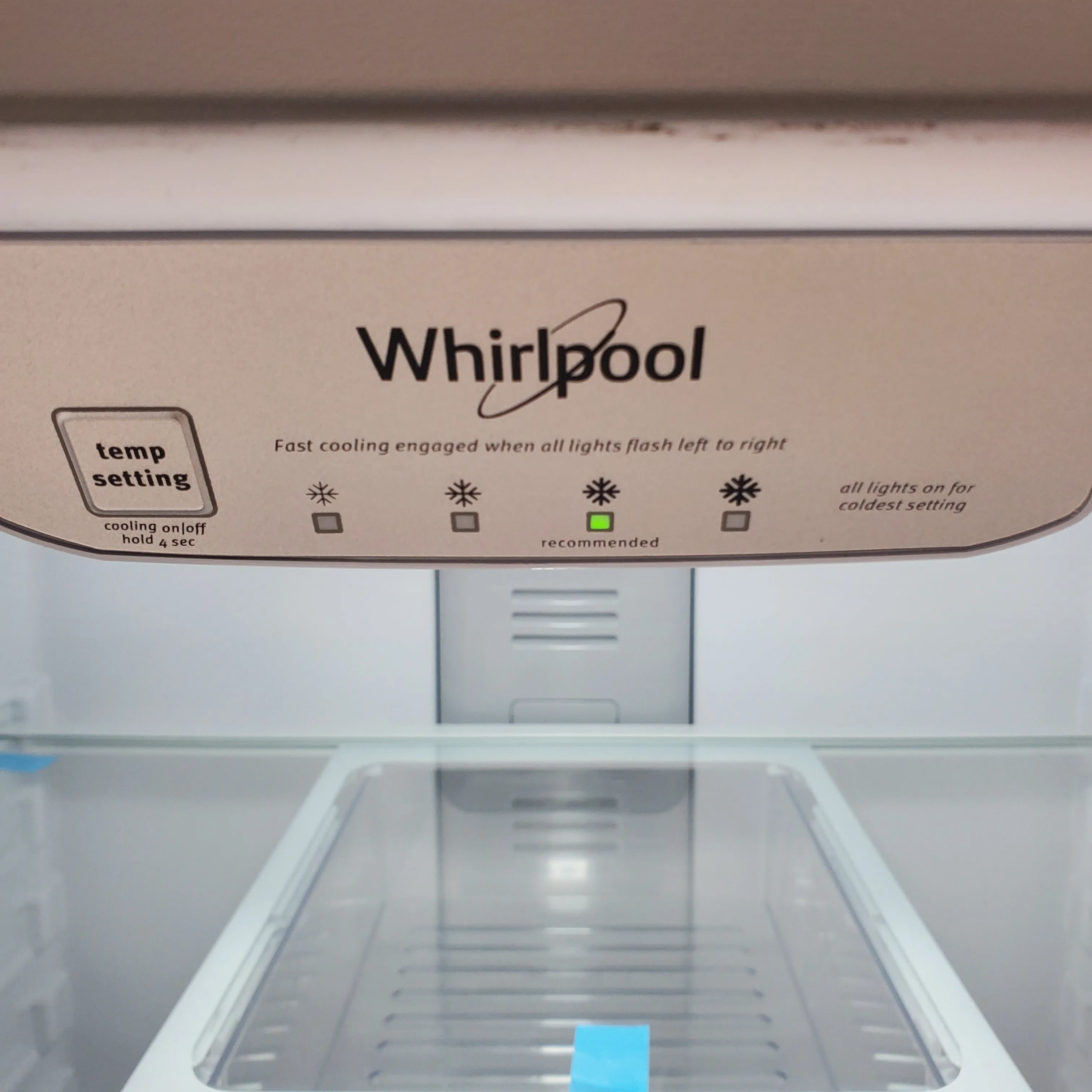 33" Wide Fingerprint-Resistant Stainless Steel Whirlpool 20.5 cu. ft. Top Freezer Refrigerator with Flexi-Slide Bin - Scratch & Dent - Minor