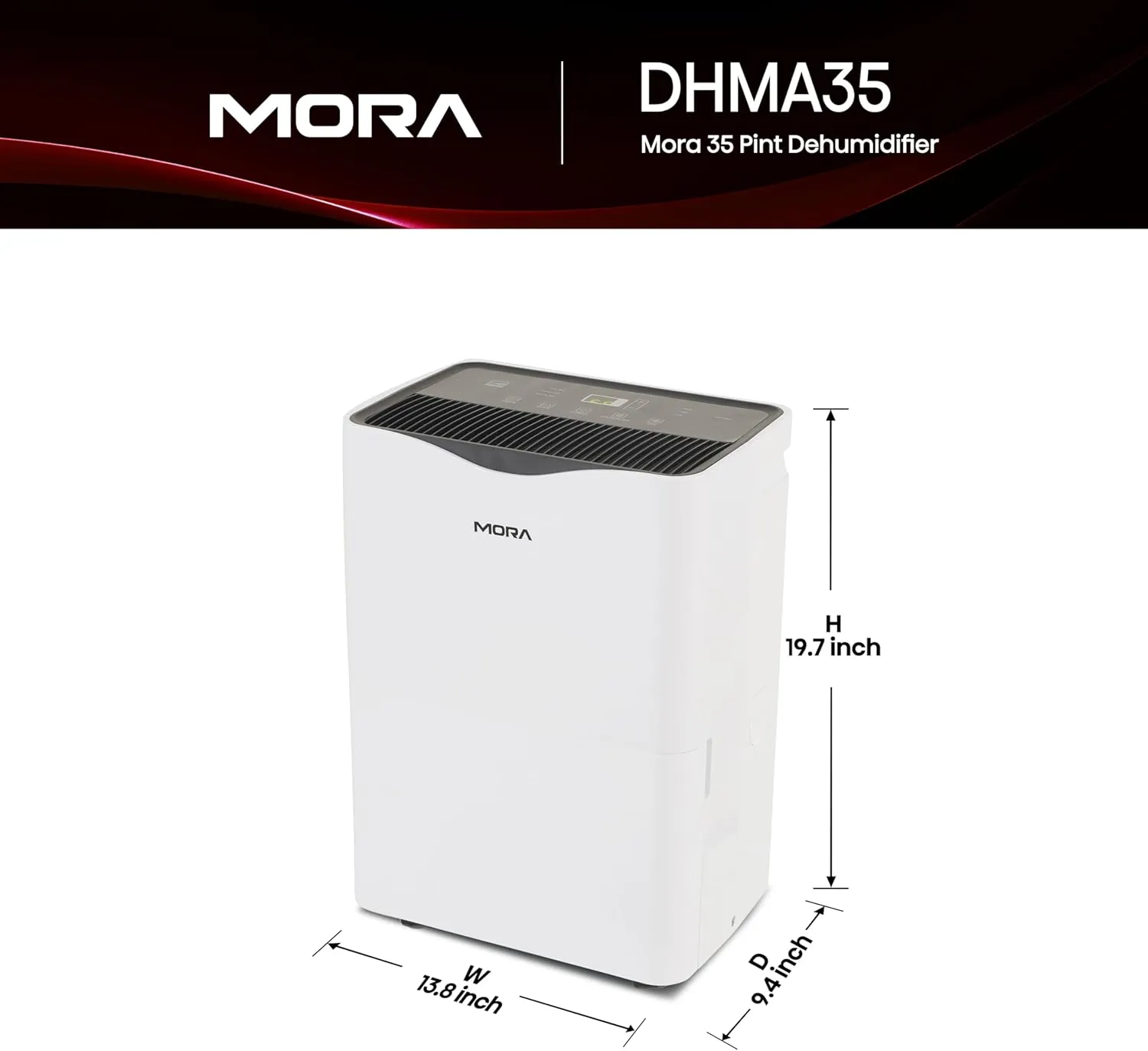 35 Pint Dehumidifier, for Space upto 3,000 Sq. Ft at Home, in Basements and Large Rooms, Energy Star, Quiet Operation,Filter Indicator with Washable Filter, 2 Years Warranty
