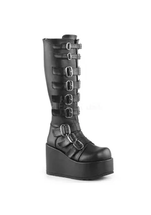 4 1/4" Goth Punk Lolita Gogo Buckled PF Knee BT