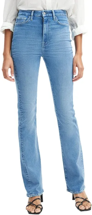 7 For All Mankind Women's No Filter Skinny Boot in Sophie Blue