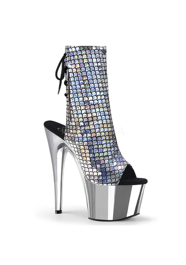 7" Heel, 2 3/4" Chrome PF Ankle Boot