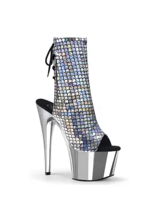 7" Heel, 2 3/4" Chrome PF Ankle Boot