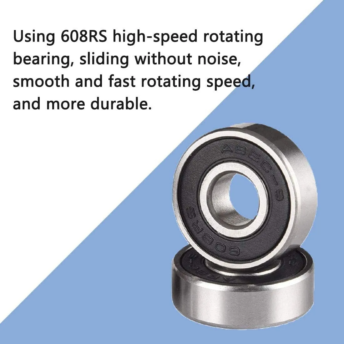 8 Pack Roller Skate Wheels with Bearings Installed Quad Light Up Wheels for Double Row Skating and Skateboard 82A