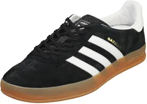 Adidas Gazelle Indoor OG Mens Sneaker (Black White Gum, 7)