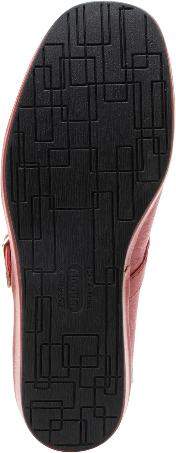 Alegria Women's Haylo Mary Jane Slip Resistant Comfort Wedge