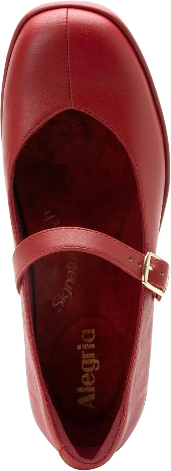 Alegria Women's Haylo Mary Jane Slip Resistant Comfort Wedge