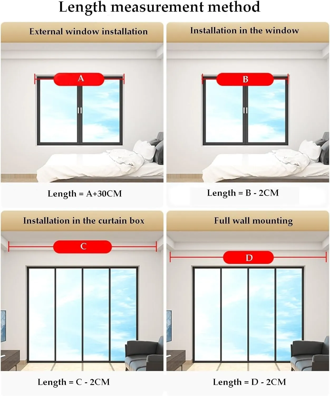 Aluminum Ceiling Track with Silent Rollers, Suitable for Room Partition Tracks(Noir,2.5M/8Ft)