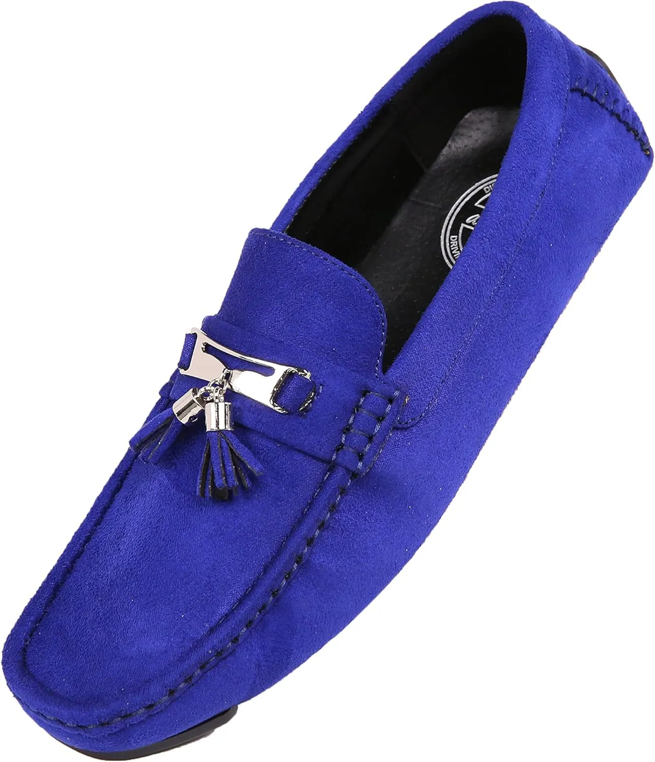 Amali Dyer Moccasins for Men – Mens Microfiber Tassel Driving Dress Shoes Moccasins Slippers Slip on Shoes Men Driving Casual Moccasin Loafer