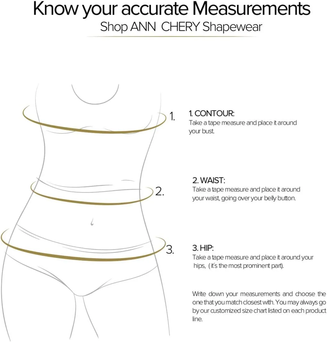 Ann Chery 2027 Corset Waist Trainer for Women | Colombian Waist Cincher with Adjustable Straps | 3 Hook Latex Body Shaper