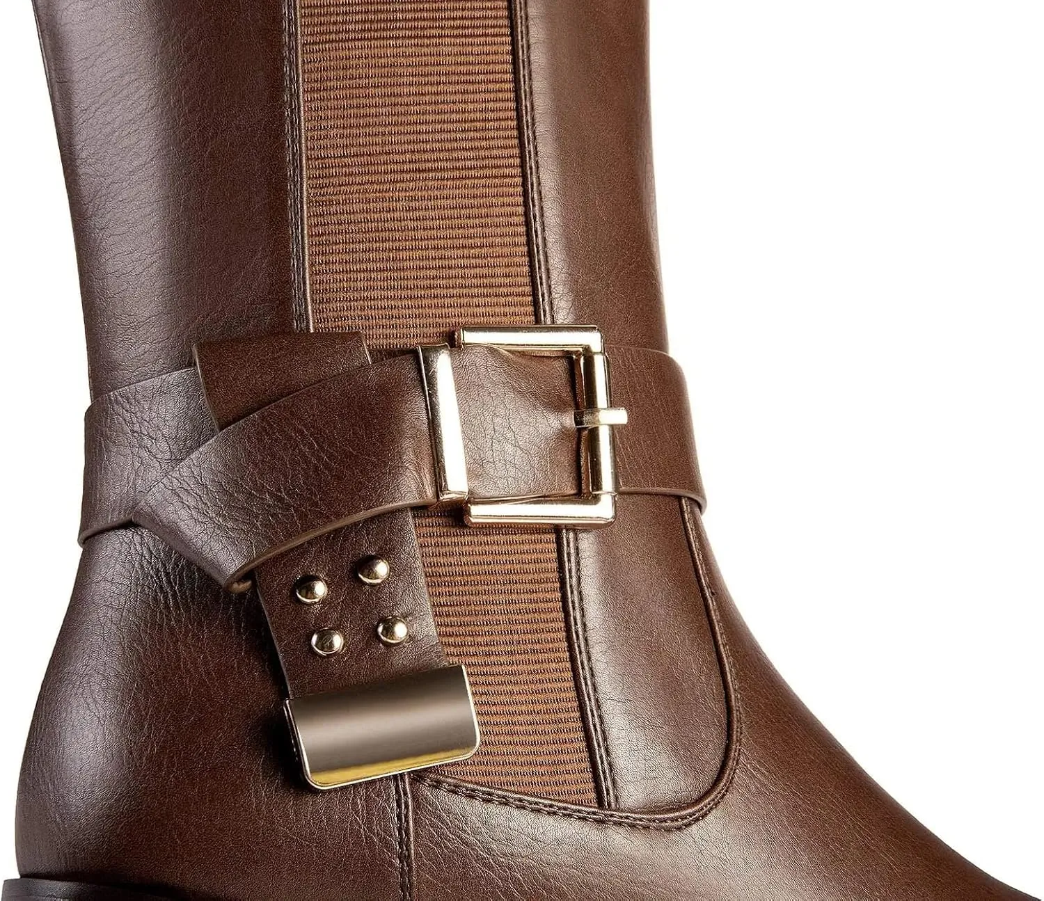 ANN CREEK Women's 'Morelos' Fashion Design Triple Buckle Straps Riding Boot
