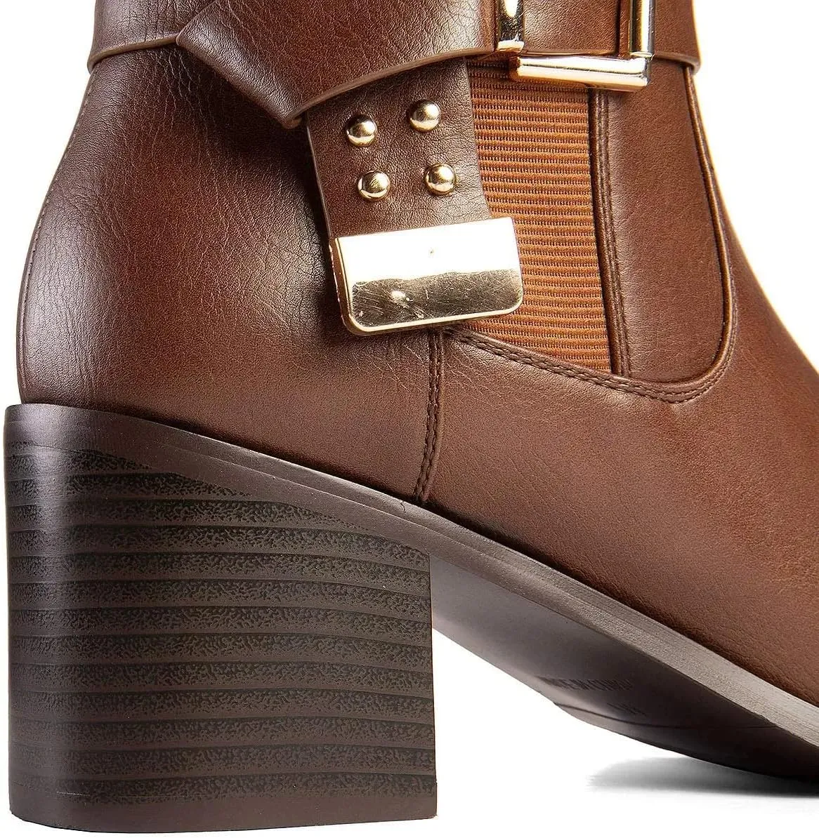 ANN CREEK Women's 'Morelos' Fashion Design Triple Buckle Straps Riding Boot