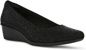 Anne Klein Womens Embellished Wedge Heels