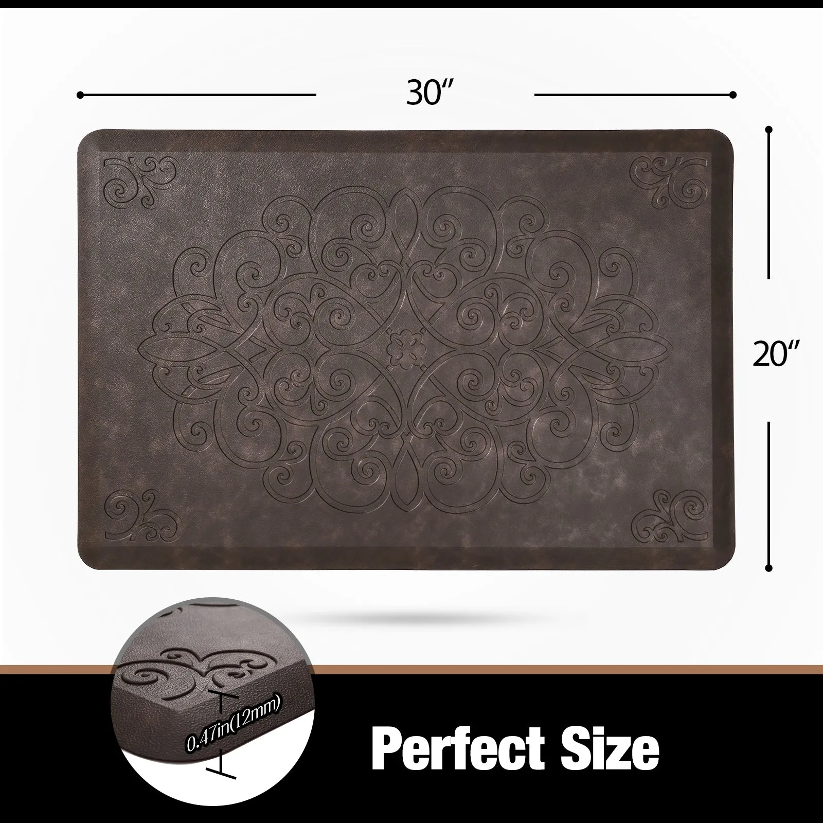 Anti Fatigue Floor Comfort Kitchen Floor Mat 20"x30"