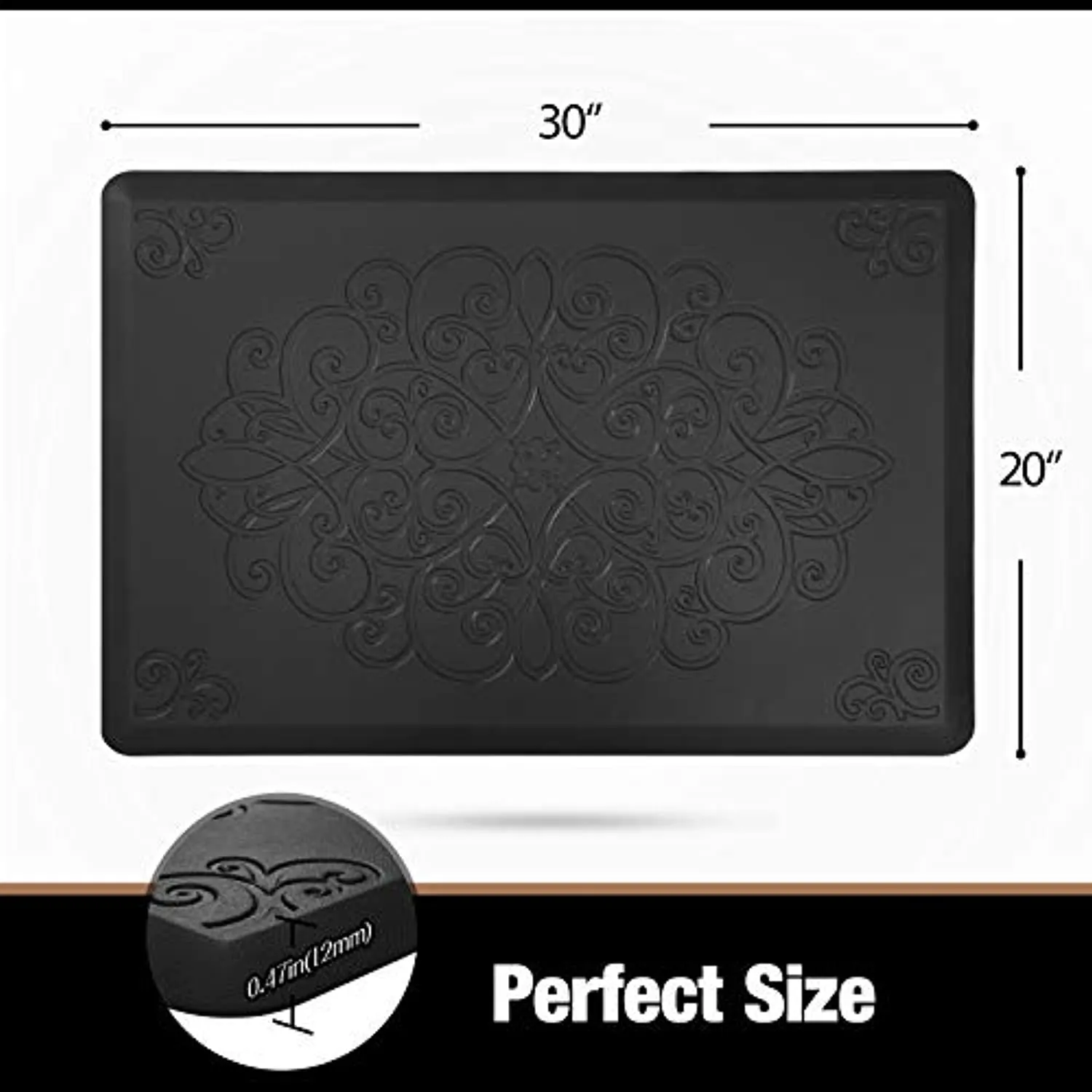 Anti Fatigue Floor Comfort Kitchen Floor Mat 20"x30"