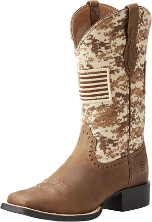ARIAT Round Up Patriot Womens Boot