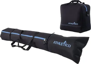Athletico Ski & Boot Bag Combo | Store Skis Up to 200 CM & Boots Up To Size 13 | Includes 2 Padded Bags