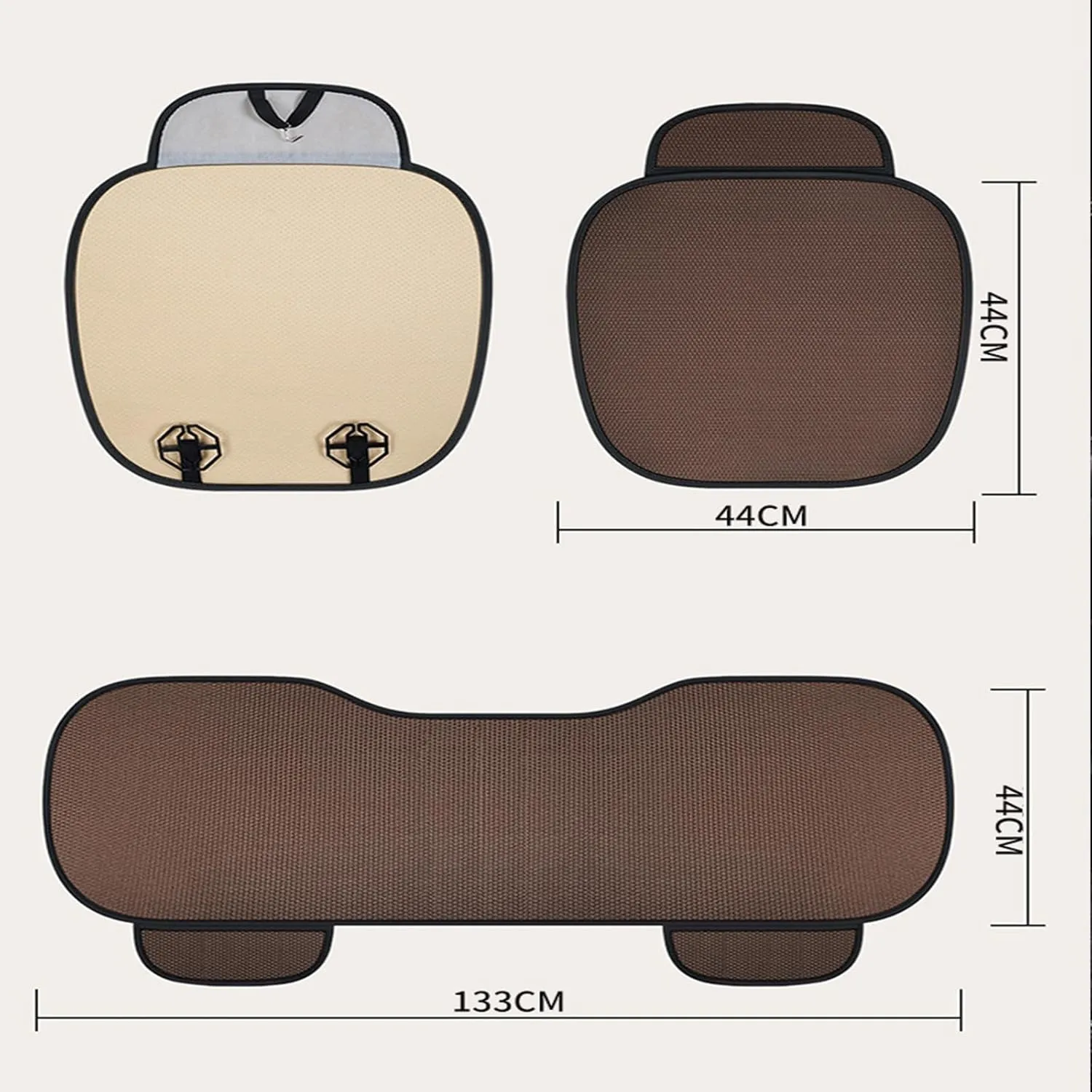 Automotive Seat Cushions for Citro?n Berlingo/Jumper/Jumpy/2CV/Nemo/Xantia/Xsara, Non-Slip car seat Pads, Comfortable and Lightweight car seat Cushions, Car Cushions, Easy to Install