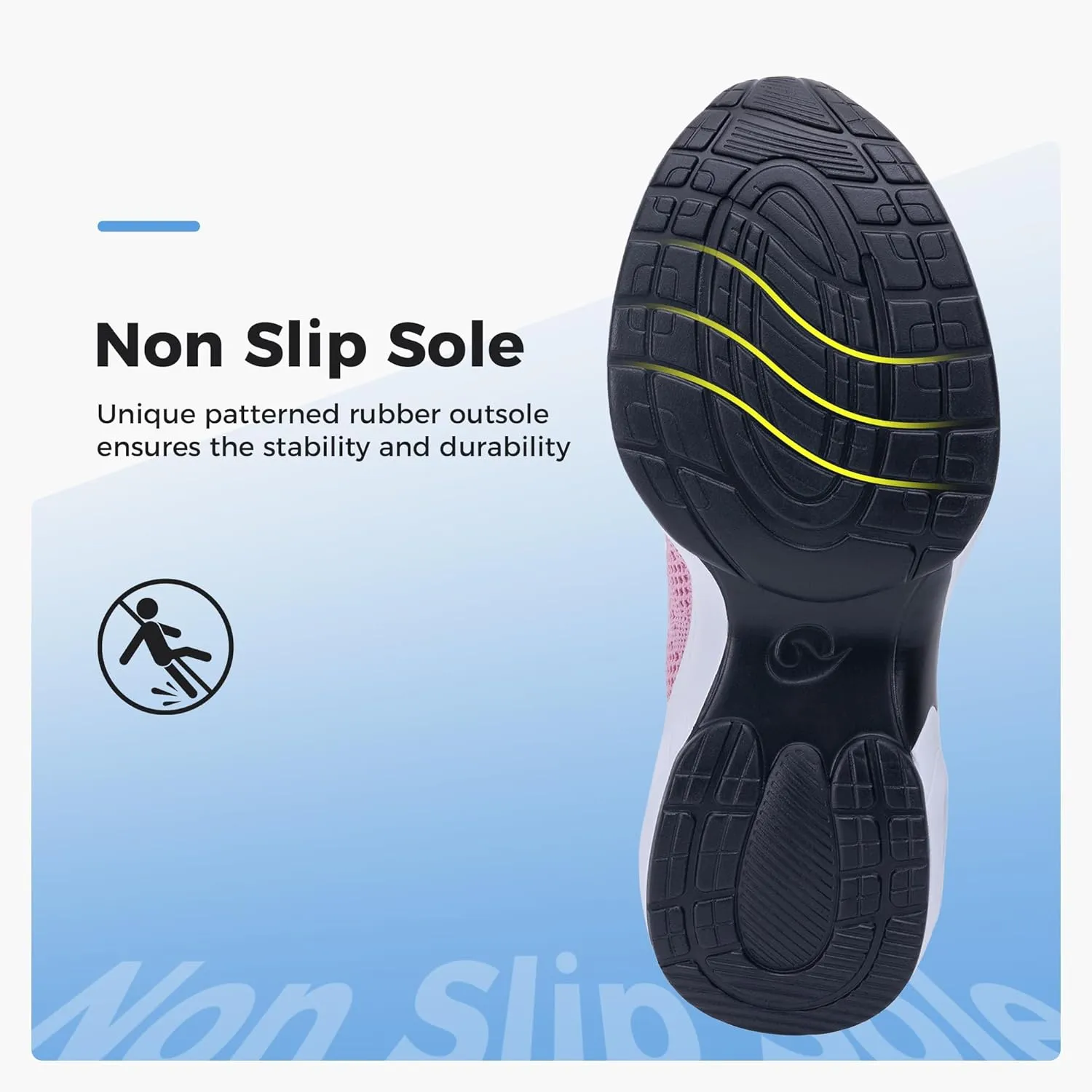 Autper Womens Running Shoes Air Slip on Tennis Athletic Walking Shoes Lightweight Comfortable Gym Workout Jogging Sport Sneakers US 6-11