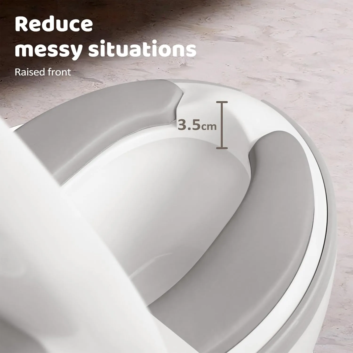 Baby Safety Toilet Training ,Toddler Children Non-Slip Lifelike Soft PU Seat & Wipe Storage Removable Bucket