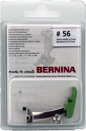 Bernina Teflon Open Embroidery Foot #0084807400 (#56N) Genuine New Style Machine