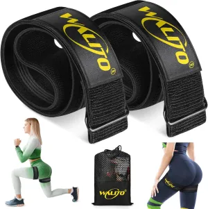 BFR Booty Bands for Women Glutes - Blood Flow Restriction Bands with Weekly Plan for Legs, Butt & Hip Building, Occlusion Bands for Workouts, Best Fabric Bands for Squat Butt & Thigh