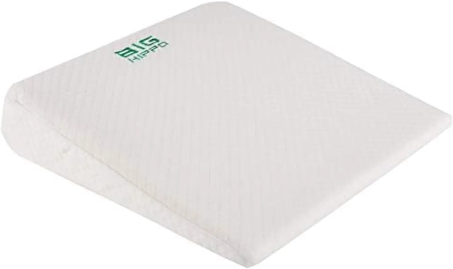 Big Hippo Large Wedge Pillow Memory Foam Cushion，Wedge Pillow for Sleeping and Acid Reflux, Leg, Neck Pain, Snoring, Include Removable Washable Cover, 24 x22 x7.5 inches