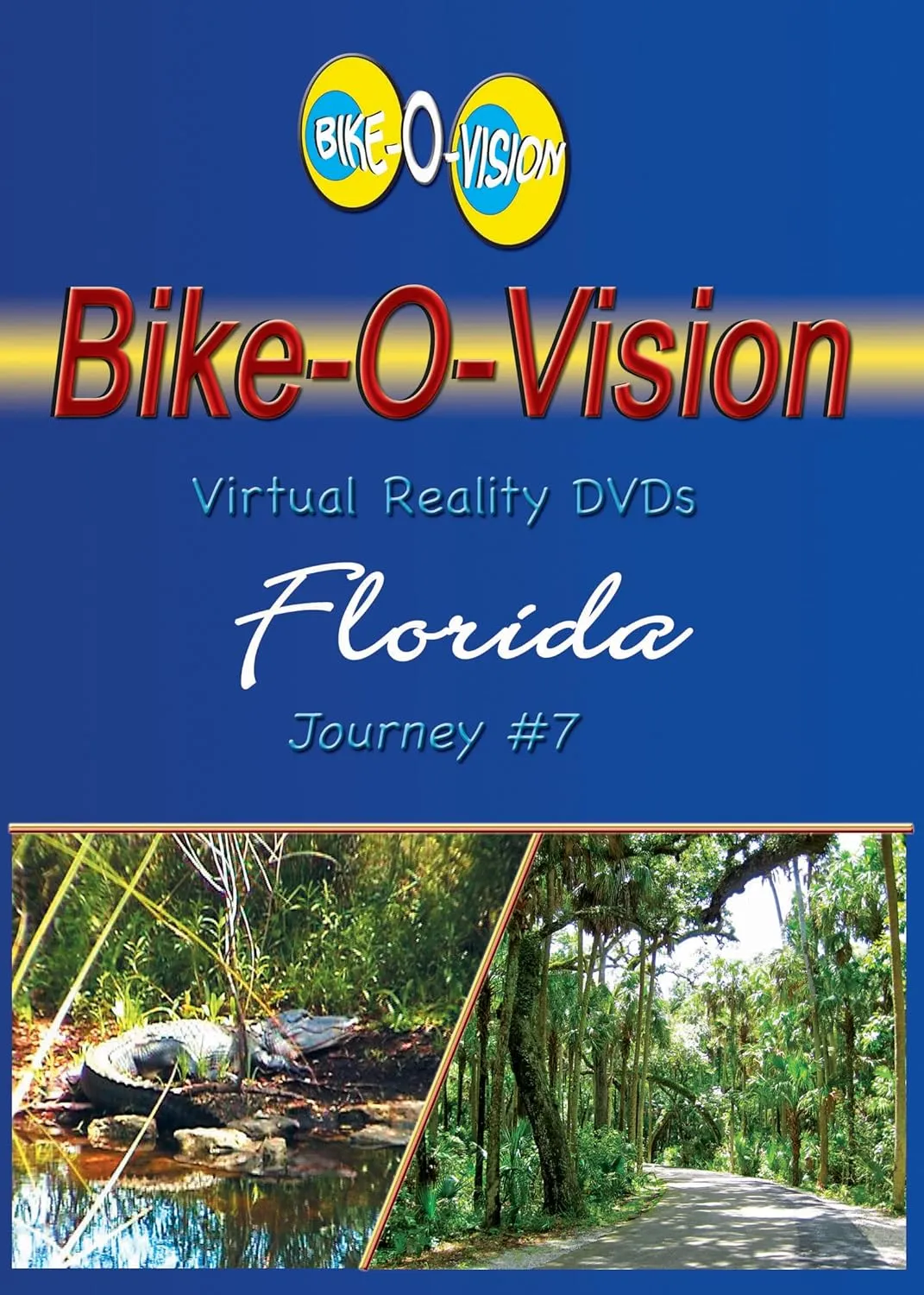 Bike-O-Vision - Virtual Cycling Adventure - Florida - Perfect for Indoor Cycling and Treadmill Workouts - Cardio Fitness Scenery Video (Fullscreen DVD #7)
