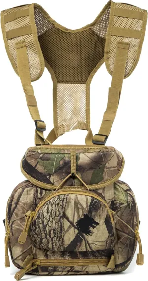 BINOCULAR HARNESS Case FIELD PACK for Binos Cameras Optics Rangefinder Gear