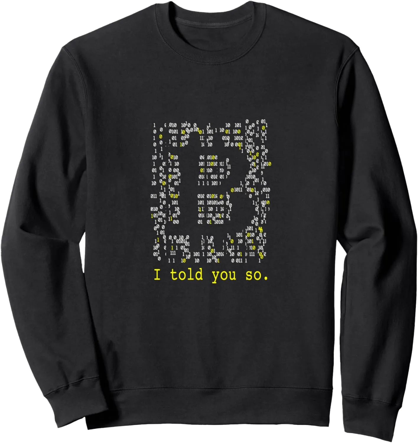 Bitcoin Krypto Finance Investor Capitalist Dividends Purse Sweatshirt