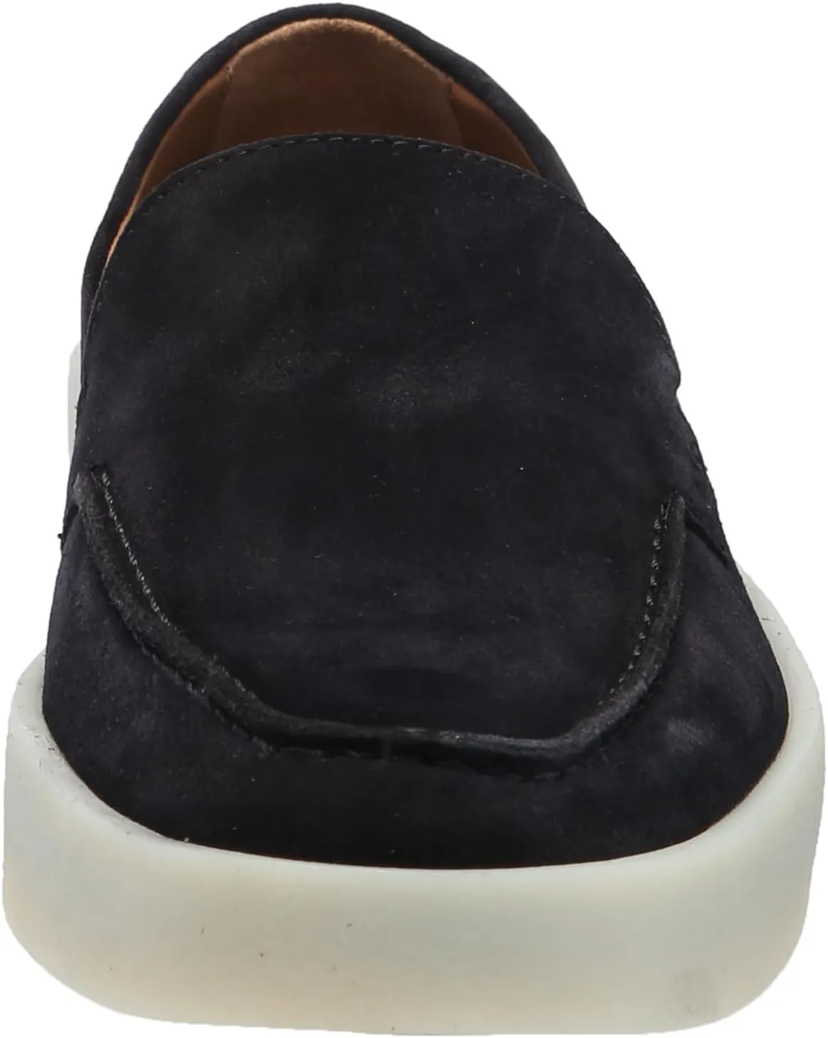 BOSS Women's Suede Loafer with Rubber Sole