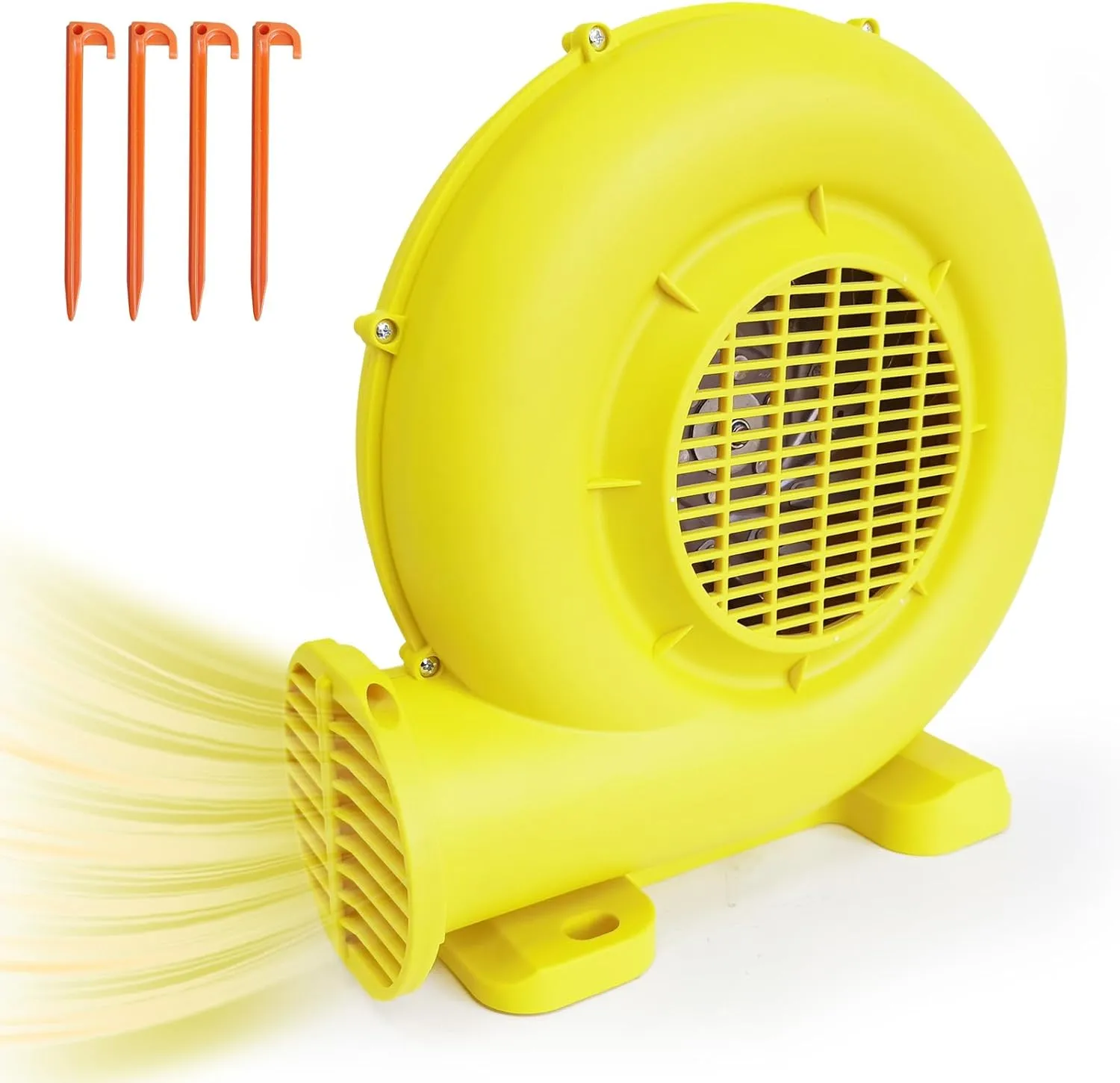 Bounce House Blower for Inflatables, 550W 0.74HP Powerful Inflatable Blower Portable Fan Pump for Inflatable Bouncy Castle, Bubble House, Jump Slides, Water Slide