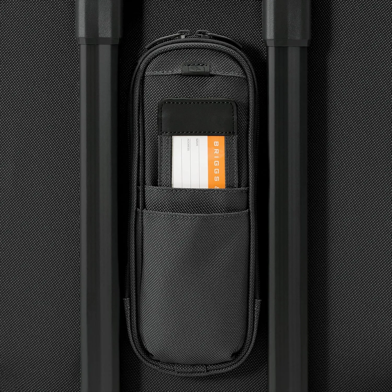 Briggs & Riley 22" Carry-On 2-Wheel Garment Bag - Carry On Luggage for Travel, Suitcases with Wheels, Softside Rolling Bag for Men & Women, Built in Hook for Clothes - Baseline Collection, Black