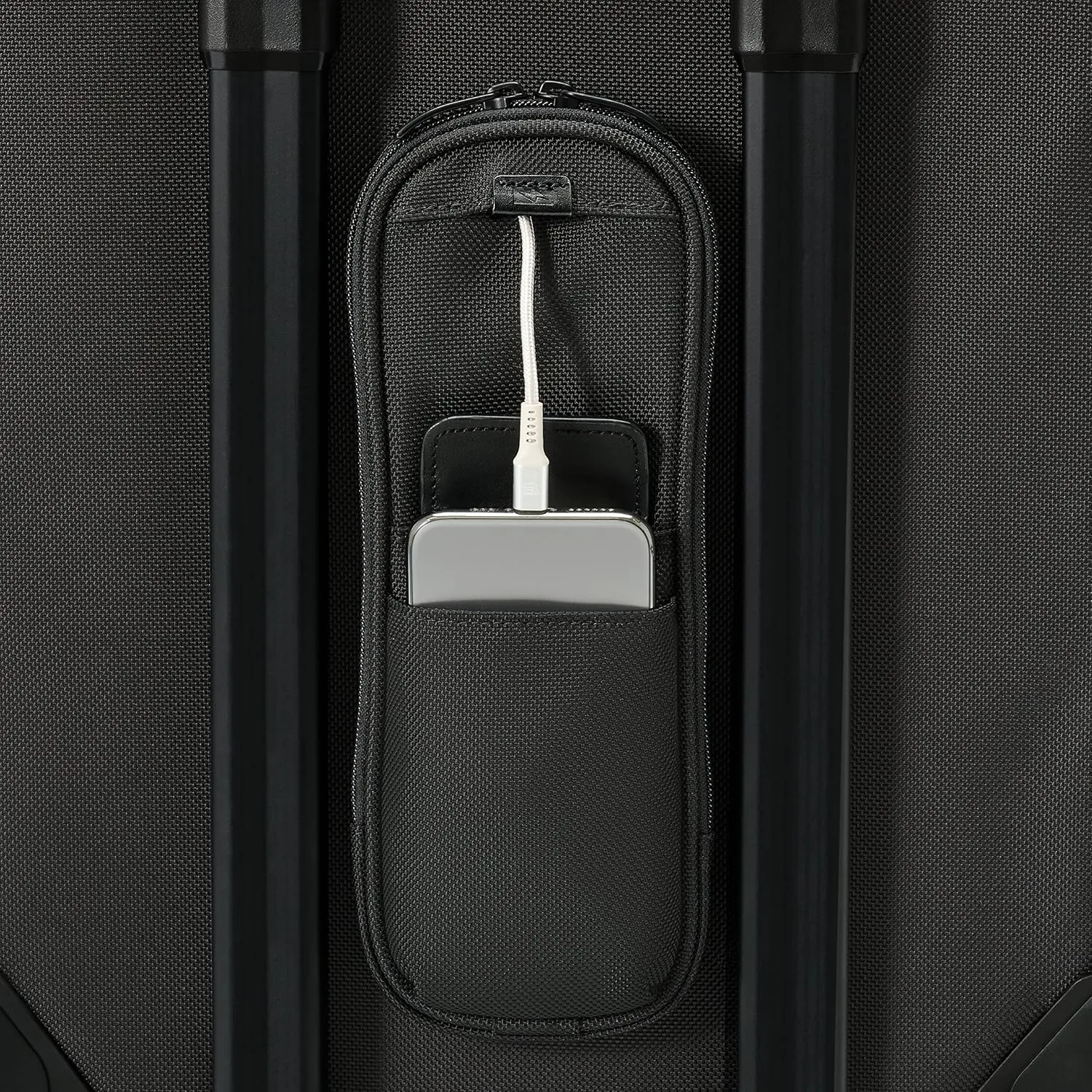 Briggs & Riley 22" Carry-On 2-Wheel Garment Bag - Carry On Luggage for Travel, Suitcases with Wheels, Softside Rolling Bag for Men & Women, Built in Hook for Clothes - Baseline Collection, Black