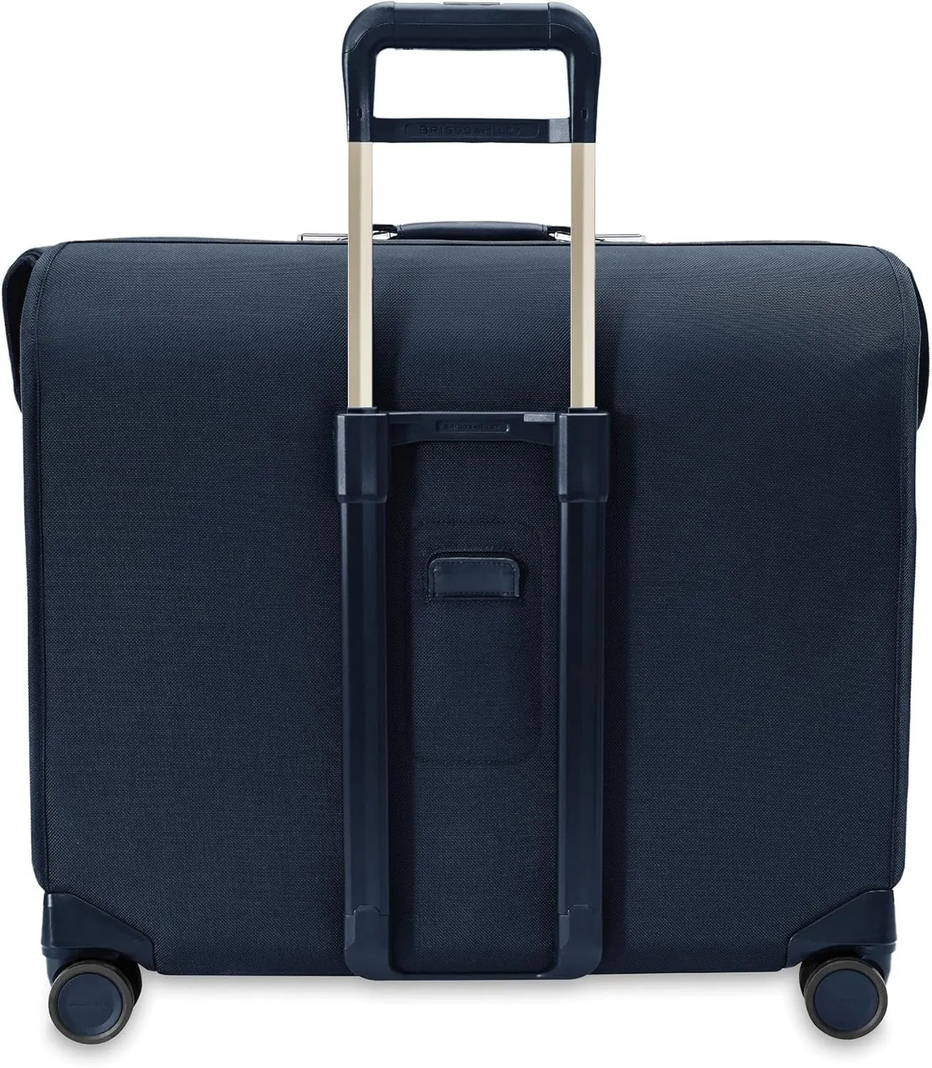 Briggs & Riley Deluxe Wardrobe Spinner - Checked Luggage for Travel, Suitcases with Wheels, Softside Rolling Bag for Men & Women, Built in Hook for Clothes - Baseline Collection, Navy