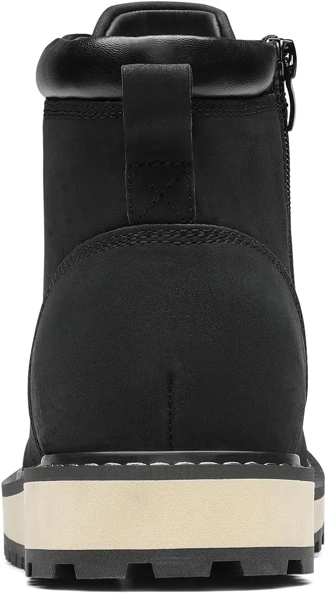 Bruno Marc Men's Moc Toe Boot Fashion Comfort Casual Wedge Boots